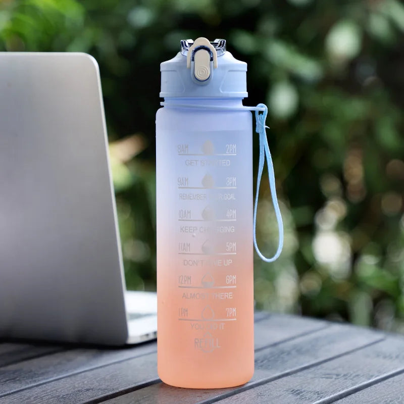 HydraFlow Motivational Water Bottle - 900ml