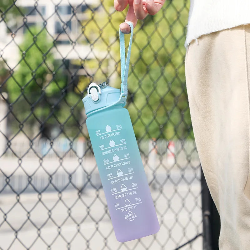 HydraFlow Motivational Water Bottle - 900ml