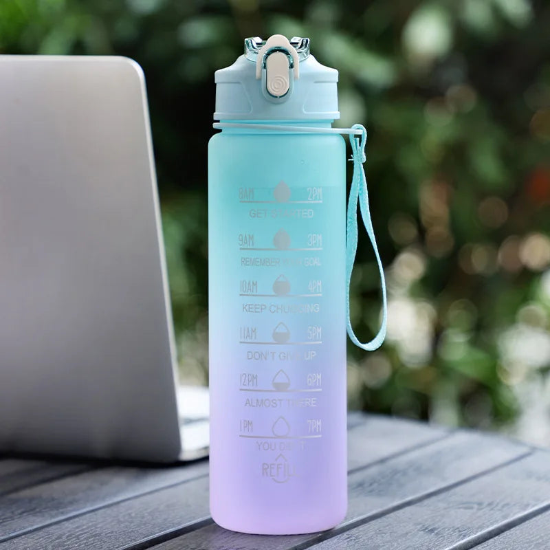 HydraFlow Motivational Water Bottle - 900ml