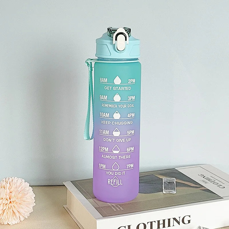 HydraFlow Motivational Water Bottle - 900ml